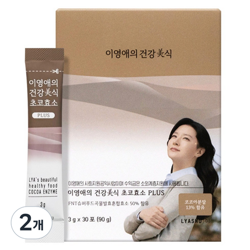 이영애의건강미식 초코효소 플러스 30p, 30회분, 90g, 2개
