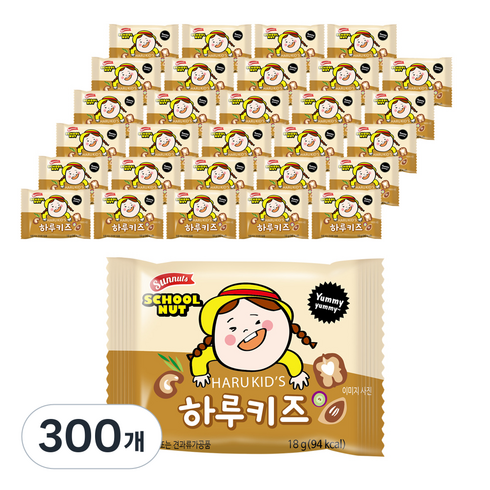 하루견과 하루키즈, 300개, 키즈, 18g