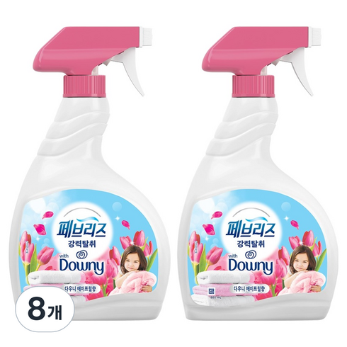 페브리즈 섬유탈취제 다우니 에이프릴향 본품, 880ml, 8개