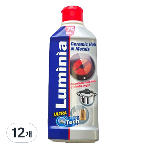 루미니아 마이크로테크 스텐 인덕션 전용 클리너, 12개, 250ml