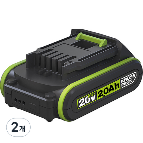 WORX 배터리 20V 2.0AH WA3023, 2개