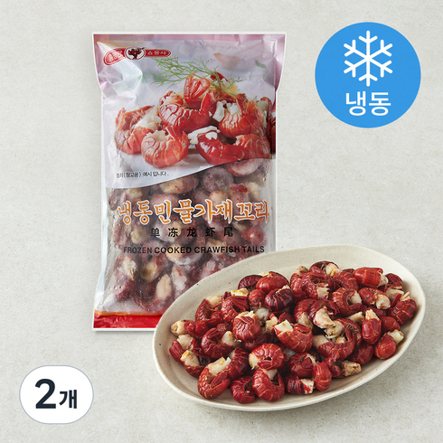 훙팡팡 마라룽샤 민물가재꼬리 자숙 (냉동), 2개