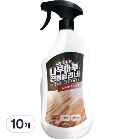 위시오 나무마루 전용 클리너, 800ml, 10개