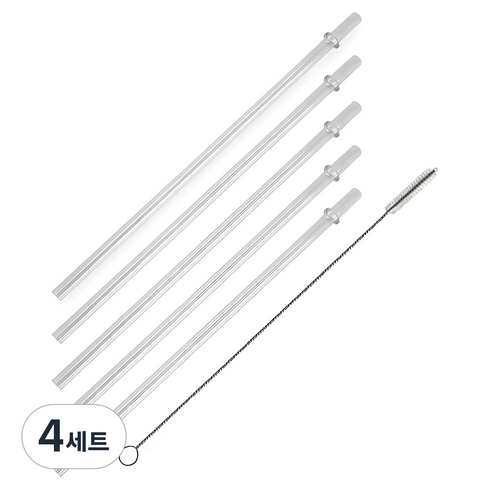 마이스타일 트라이탄 빨대 5p + 청소솔, 6개입, 4세트