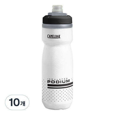 포디엄 칠리 스포츠 물병, WhiteBlack, 620ml, 10개