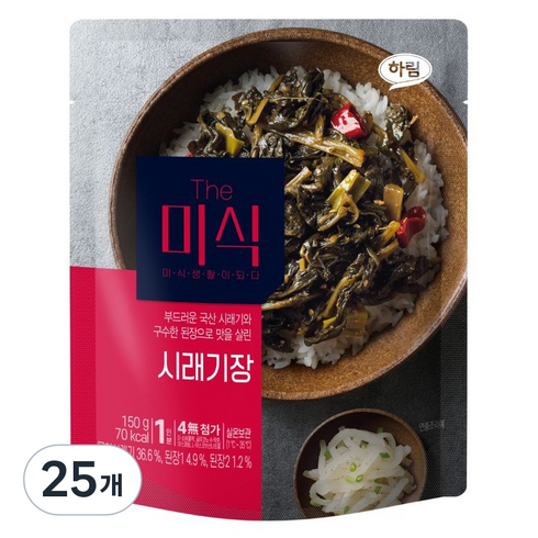 더미식 시래기장 덮밥소스, 150g, 25개