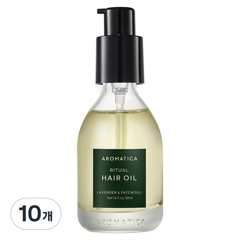 아로마티카 리츄얼 헤어 오일 라벤더 앤 패츌리, 50ml, 10개