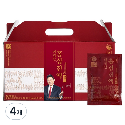 래오이경제 더힘찬 홍삼진액 골드 30p, 1.8L, 4개