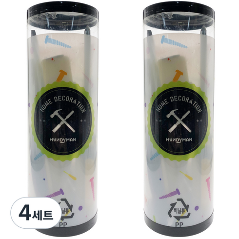 핸디맨 홈꾸미기 공구 6종세트, 4세트