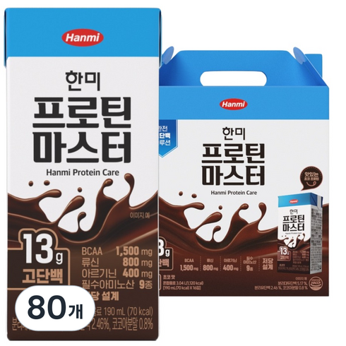 한미사이언스 프로틴 마스터, 190ml, 80개