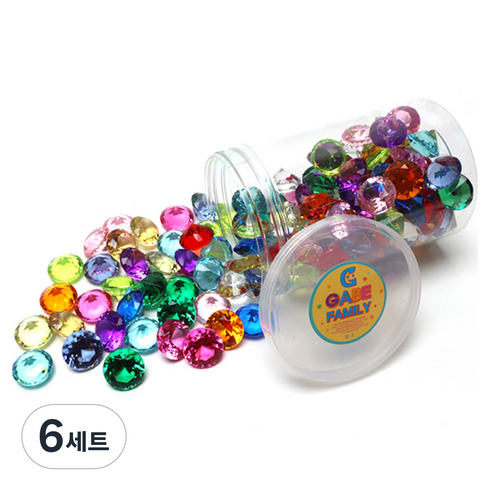가베가족 다이아몬드 보석칩 KS5771 13종 x 10p, 6세트