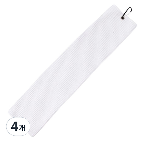 데이소이 베이직 스포츠 타월 30 x 50 cm, 화이트, 4개