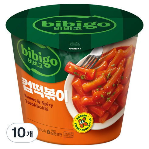 비비고 컵떡볶이, 110g, 10개