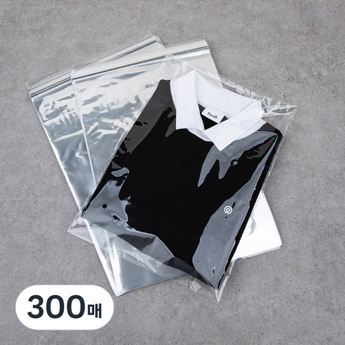 혜림봉투 접착식 PP 속폴리백, 300매