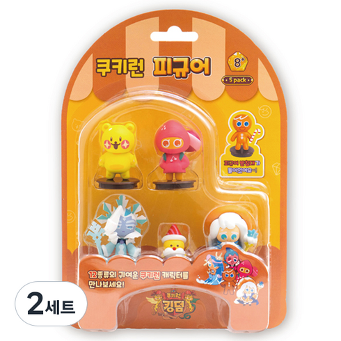 피노키오 쿠키런 피규어 블리스터 5p 세트 랜덤발송, 2세트