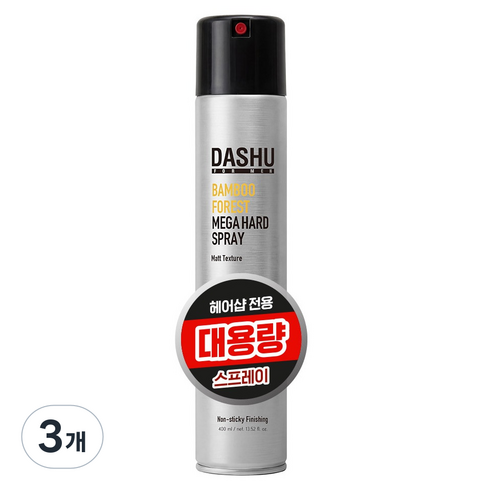 다슈 포 맨 밤부 포레스트 메가 하드 스프레이, 400ml, 3개
