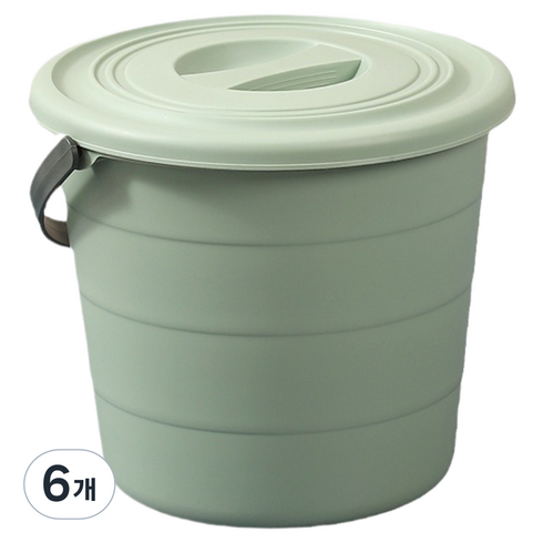 비투윈 컬러풀 설거지통 33 x 29.5 cm, 에메랄드 그린, 6개