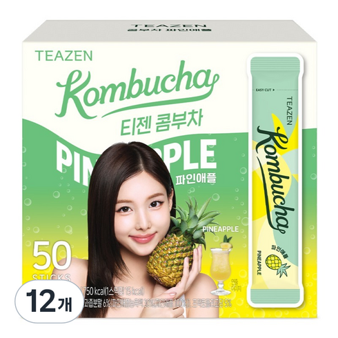 티젠 콤부차 파인애플, 5g, 50개입, 12개