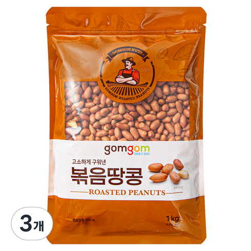 곰곰 볶음땅콩, 1kg, 3개
