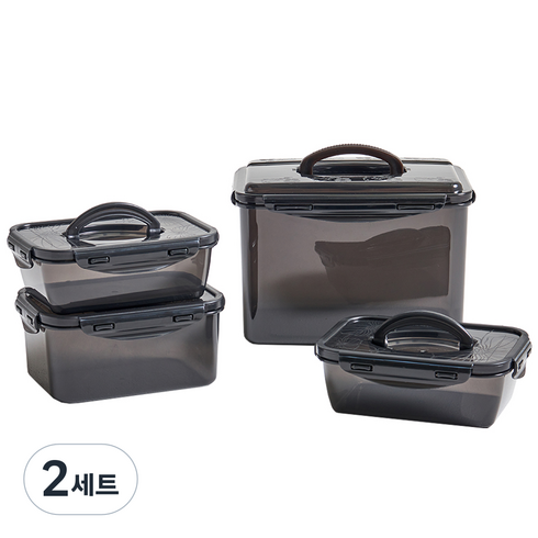 이지앤프리 담은 김치통 1.4L x 2p + 2L + 7.3L 세트, 2세트