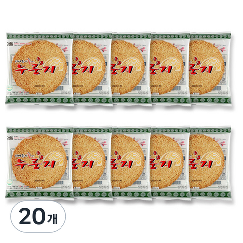 참좋은식품 가마솥의 구수한별미 누룽지, 200g, 20개
