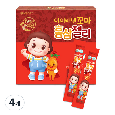 아이배냇 꼬마 홍삼젤리, 450g, 4개