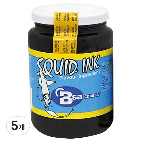 세베사 오징어 먹물색소, 500g, 5개