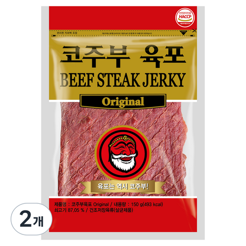 코주부 육포 Original, 150g, 2개