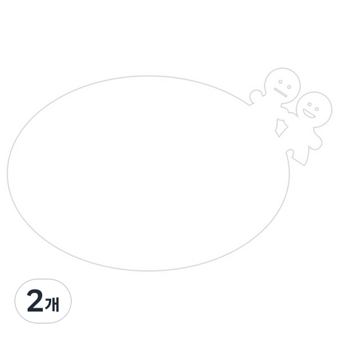 쿠 홈 인테리어 아크릴 메모 보드 MO 60 부착형 화이트 중, 2개