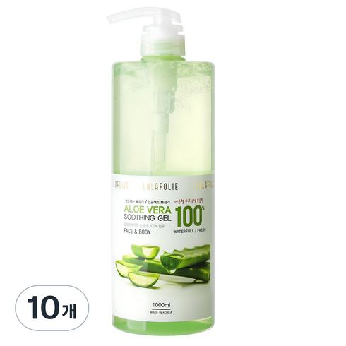 라라폴리 알로에베라 수딩젤, 1L, 10개