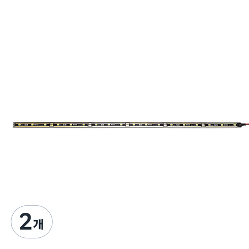 믹스 LED 트렁크바 T10 소켓 63cm, 혼합색상, 2개