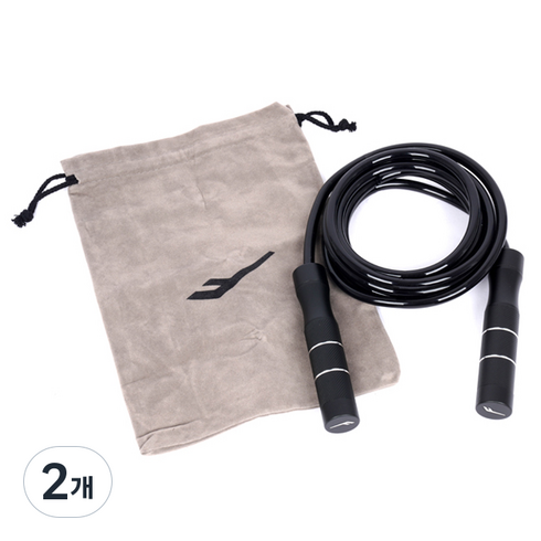 프로스펙스 헤비 줄넘기, 블랙, 2개