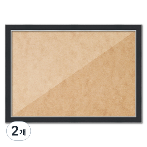 108피스 직소 퍼즐 액자 18 x 25 cm, 슬림 모던 블랙, 2개