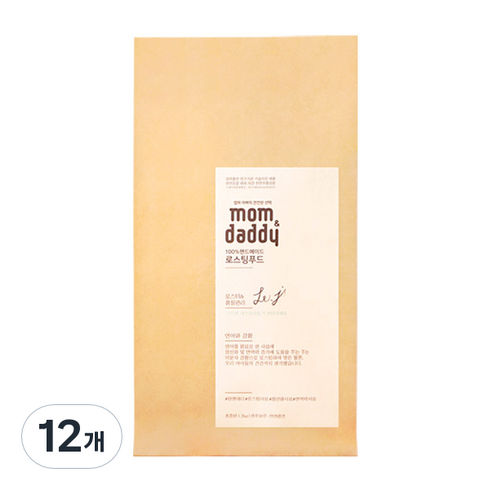 momndaddy 전연령용 강아지 그레인프리 소프트사료, 연어, 1.2kg, 2개