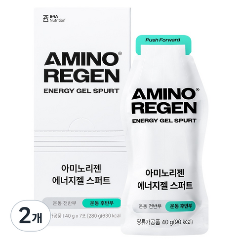 이포에이 아미노리젠 에너지젤 스퍼트 극후반 부스팅 7p, 280g, 2개