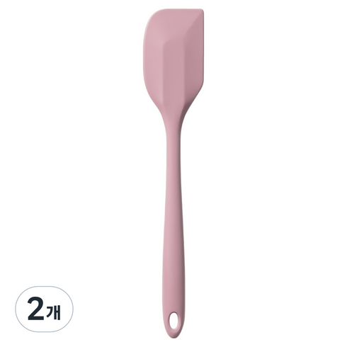 키친팩토리 실리콘 미니 스패츌러, 다크핑크, 2개