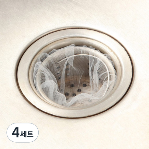모나코올리브 싱크대 배수구 거름망, 300개입, 4세트