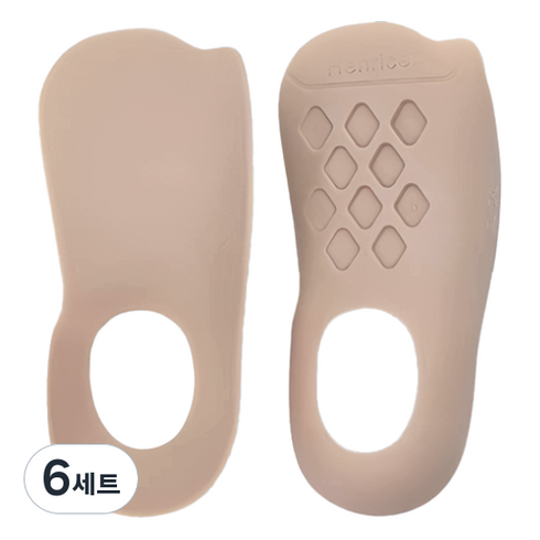 솔미온 편한 아치 보조 바른자세 신발 깔창 세트 스킨, 6세트
