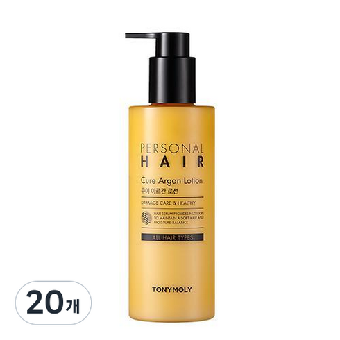 토니모리 퍼스널헤어 큐어 아르간 헤어로션, 300ml, 20개