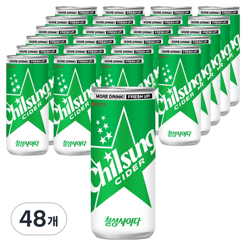 칠성사이다 탄산음료, 310ml, 48개