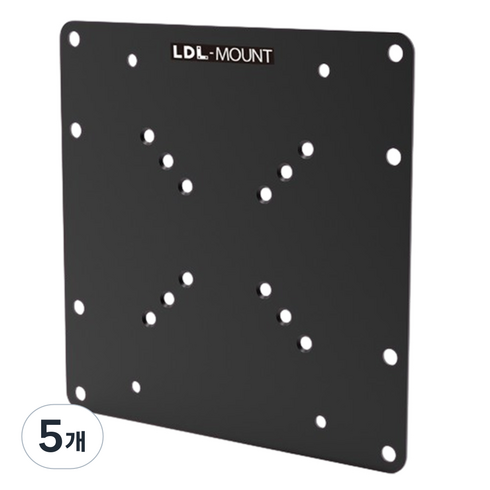 엘디엘마운트 베사 확장 브라켓 200 x 200 mm APL-VESA2020, 블랙, 5개