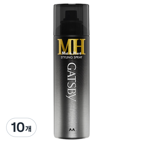 갸스비 매트 앤 하드 스타일링 스프레이, 200ml, 10개