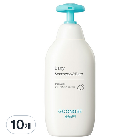 궁중비책 베이비 샴푸 앤 바스 올인원 클렌저, 350ml, 10개