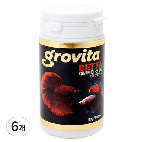 그로비타 베타 전용사료, 50g, 6개