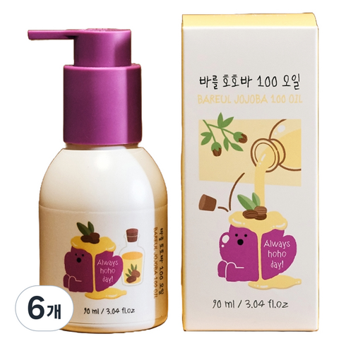 폴레드 유아용 바를 호호바 100 오일, 6개, 90ml
