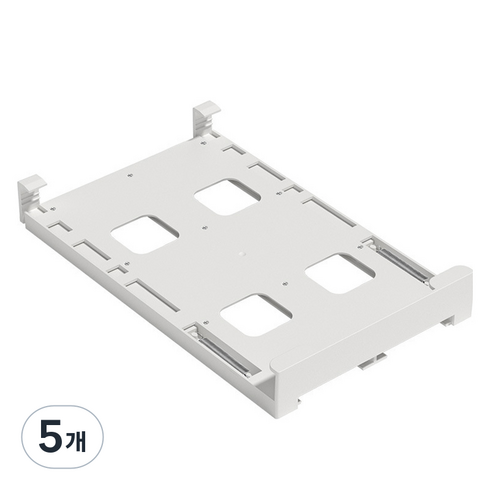 순잠 냉장고 걸이형 캔 음료수 정리 수납함 5.3cm 캔전용, 화이트, 5개