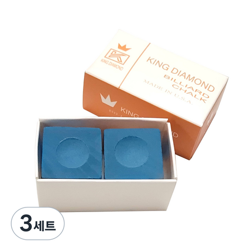 킹다이아몬드 초크 2p, 혼합색상, 3세트