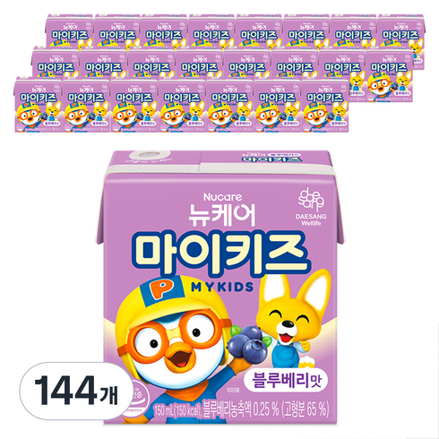마이키즈 음료 블루베리맛, 150ml, 144개