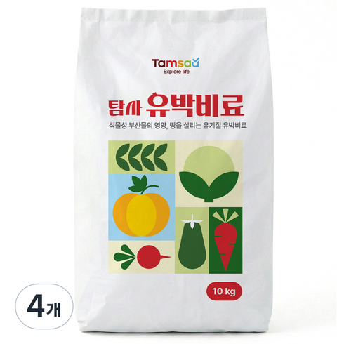 탐사 유박비료, 10kg, 4개