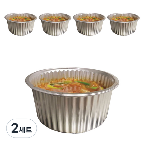 한라비 일회용 알루미늄 냄비 일반형 KJ-250 L, 5개, 2세트